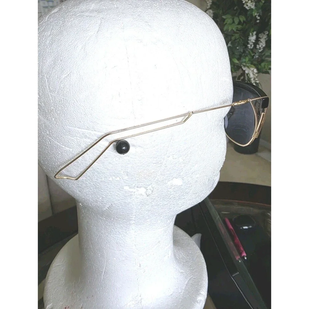 Designer Inspired So Electric 26 HHD 58 Black & Gold Frame Sunglasses